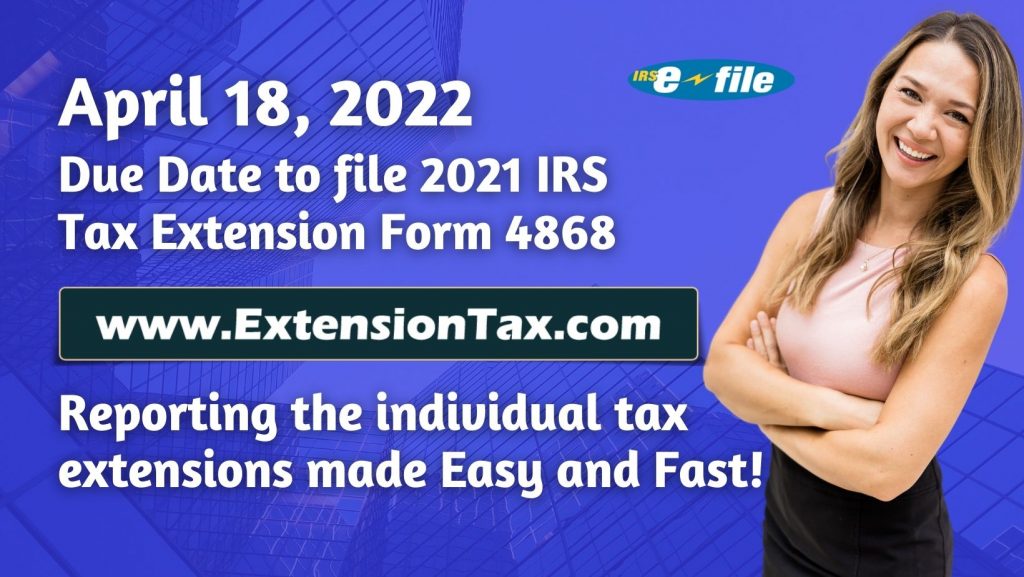 April 18 Personal  Extension Tax Due Date