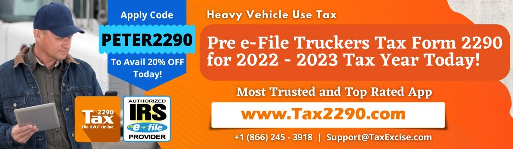 Tax2290 Pre EFile with 20% OFF